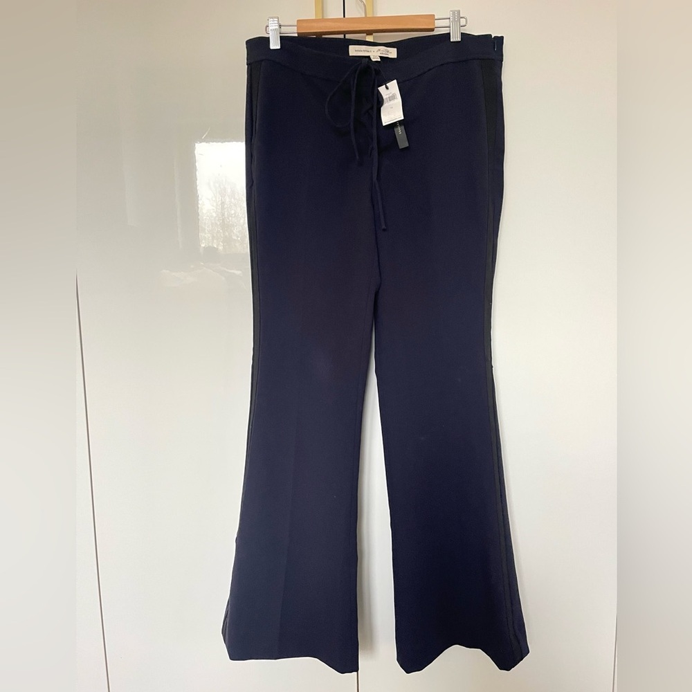 Banana Republic x Olivia Palermo navy flare by pants sz 12